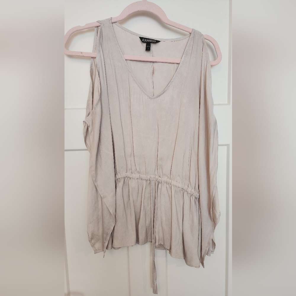 Express Cold Shoulder Top, Sz Small